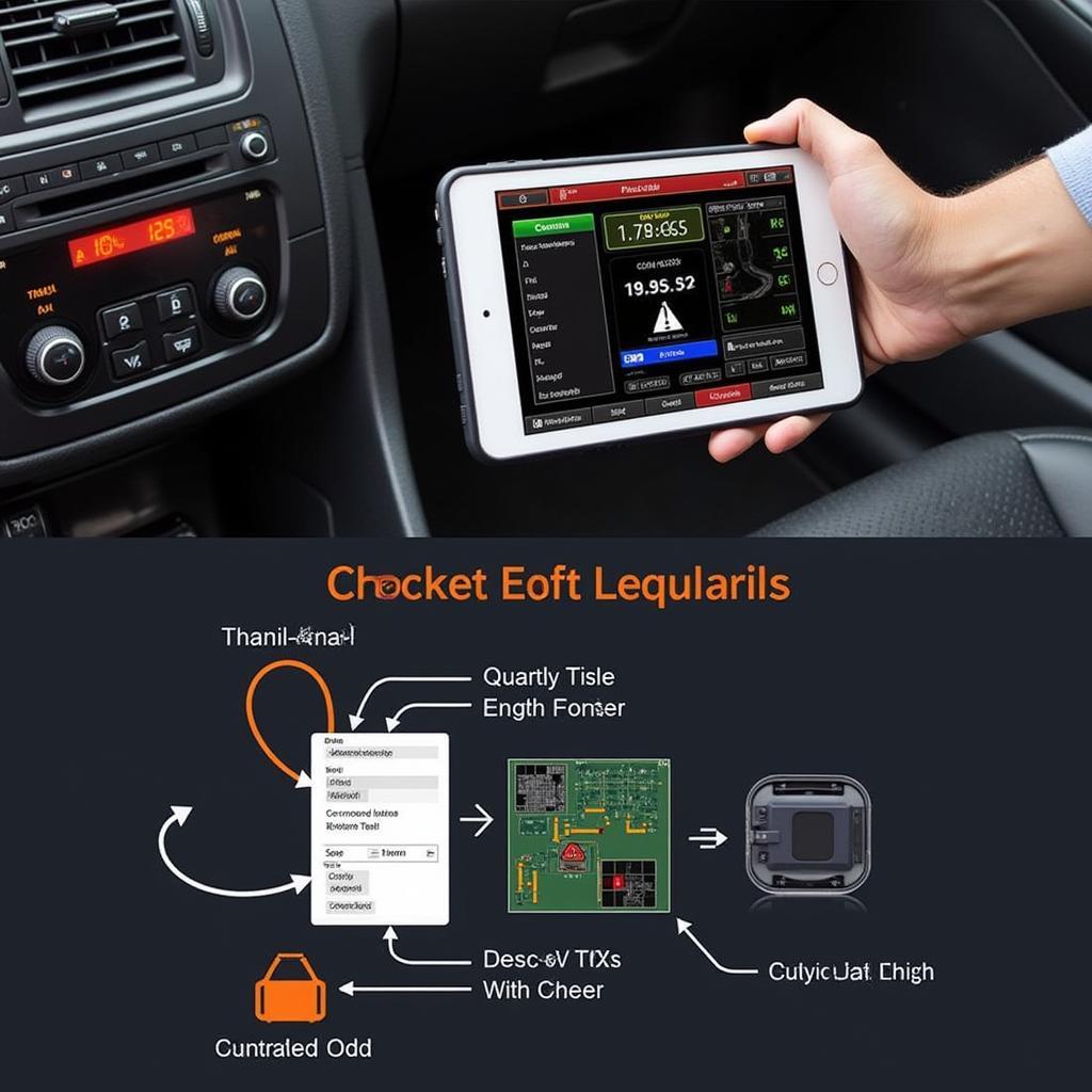 Autel OBD Scanner Tablet Performing Bi-Directional Control