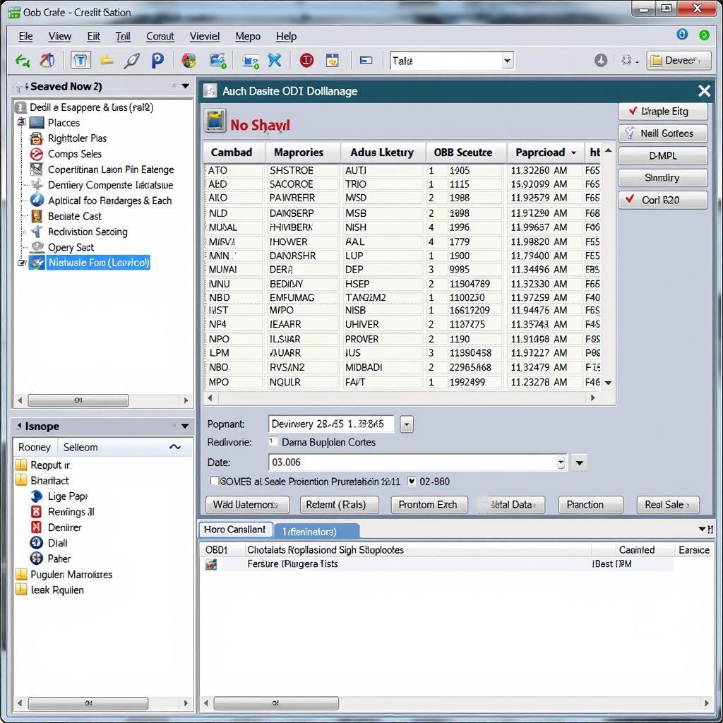 Autel OBD1 Software Interface