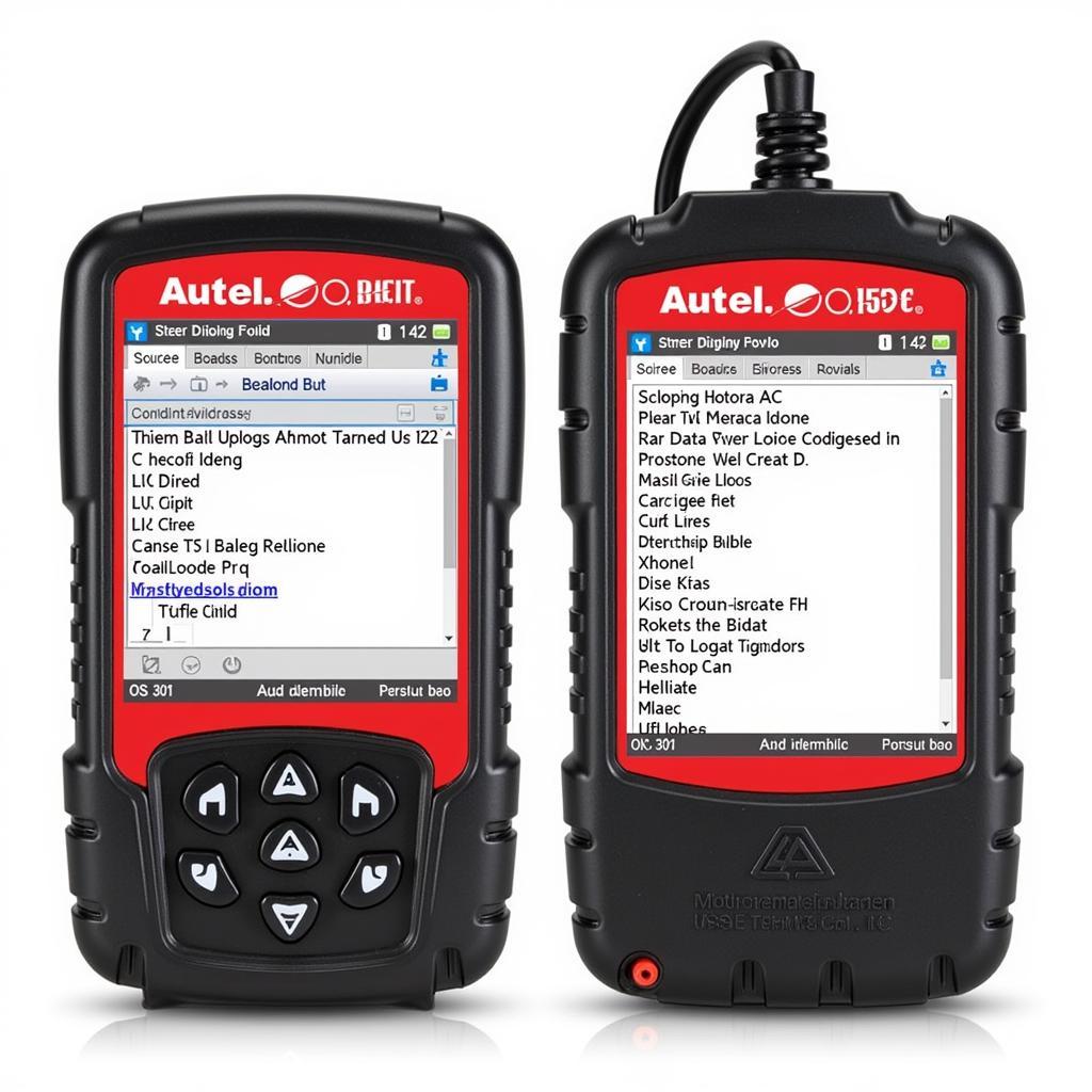 Autel OLS301 OBD2 Scanner Screen