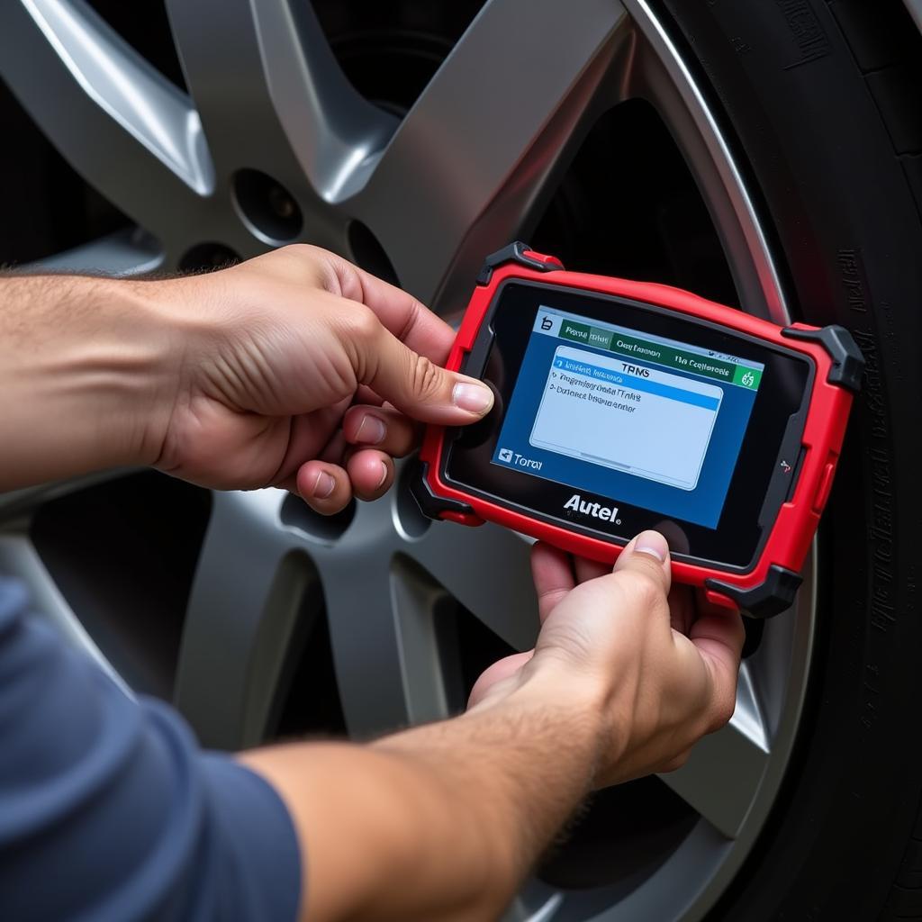 Autel Pad TPMS Programming New Sensor