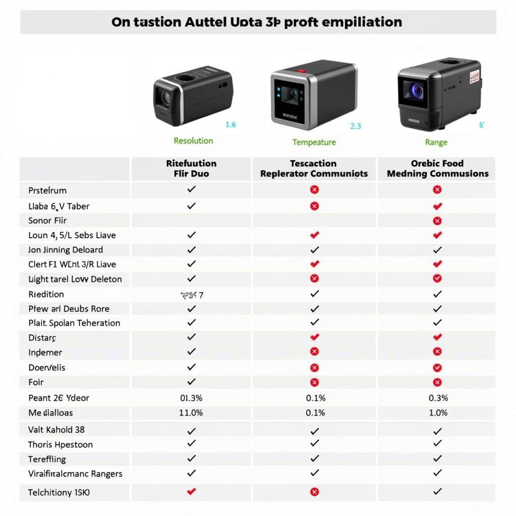 Autel Robotics Flir Duo models