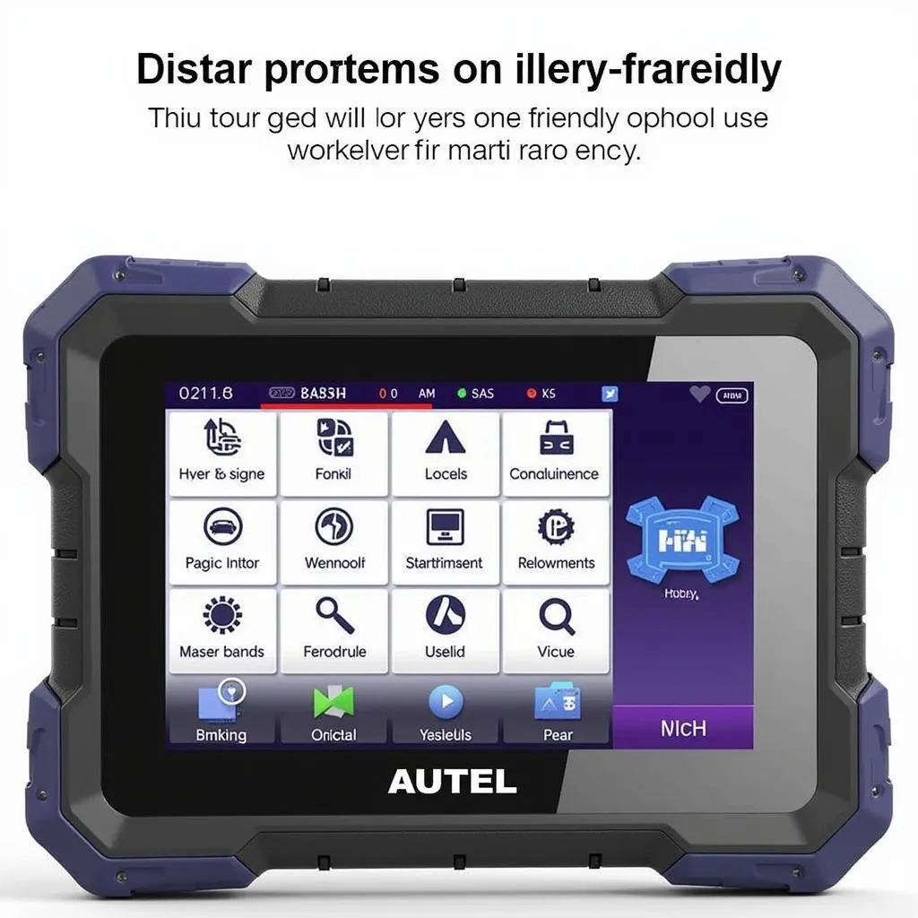 Autel Royal Scanner Interface