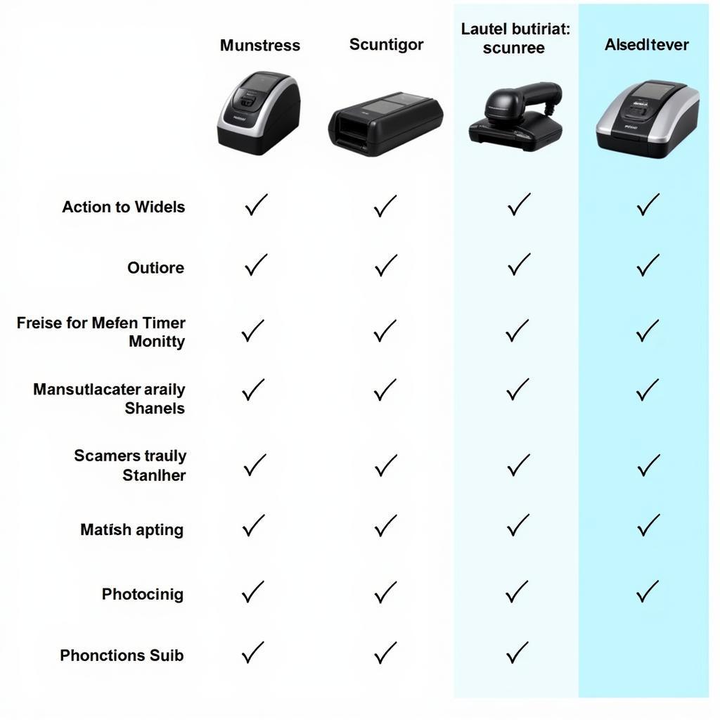 Comparison of Key Features in L'Autel Scanners