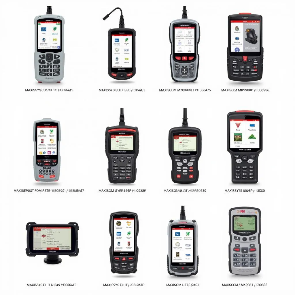 Autel Scanner Models Displayed