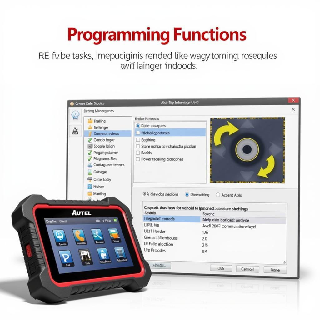 Autel scanner programming