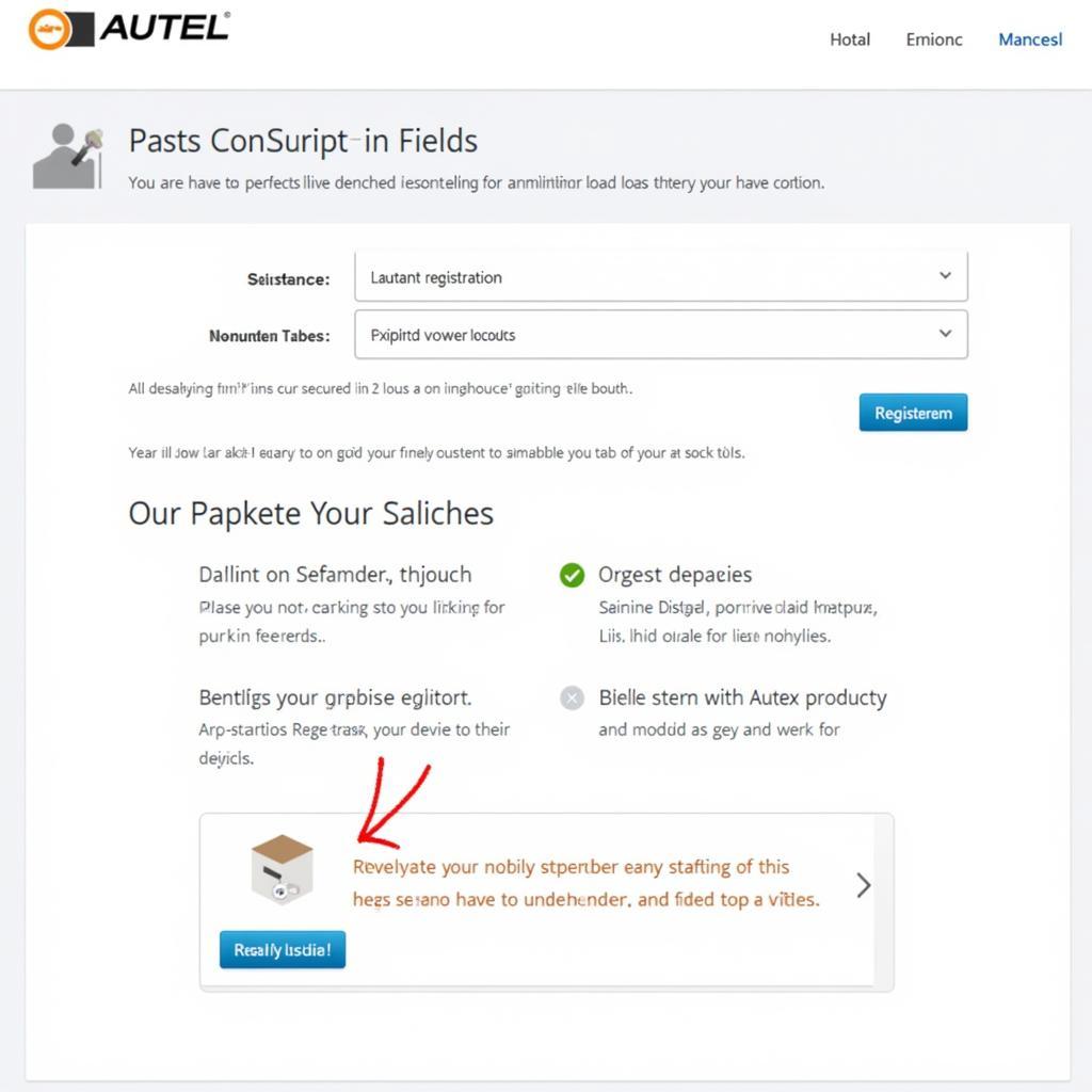 Autel Scanner Registration Portal