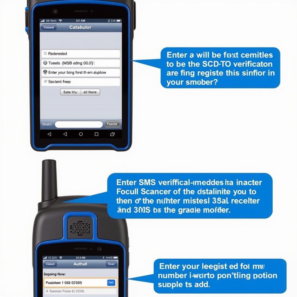 Autel Scanner SMS Verification Process