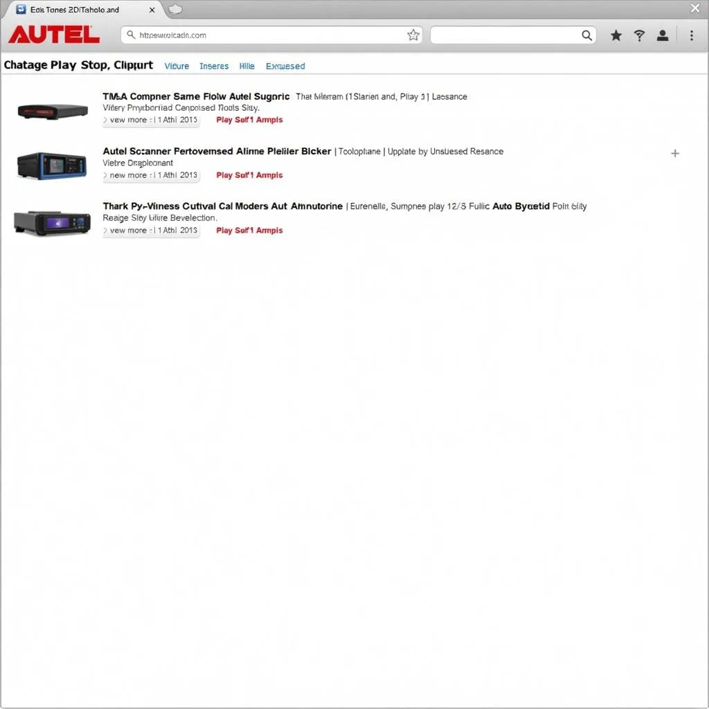 Autel scanner software update process