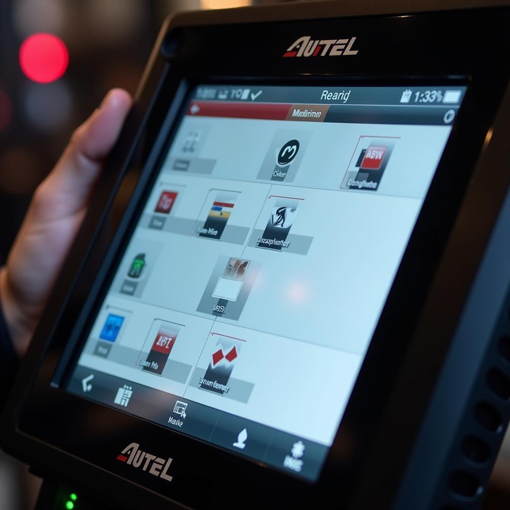 User-Friendly Autel Scanner Interface