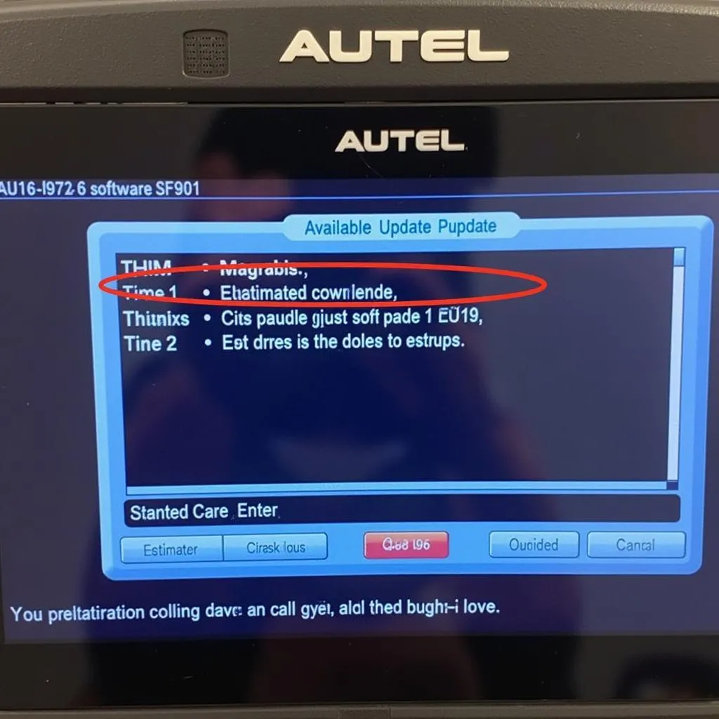 Updating the software on Autel SF197 diagnostic scanner