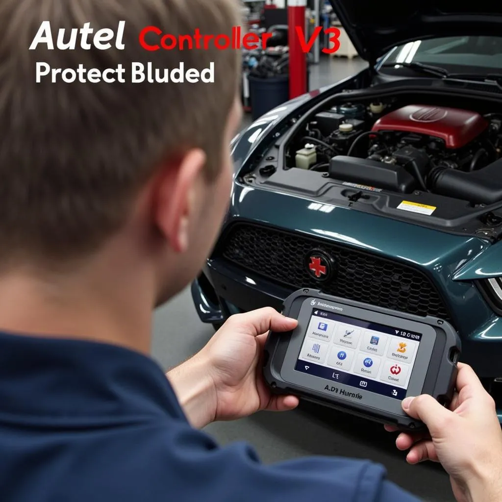 Autel Smart Controller V3 In Use