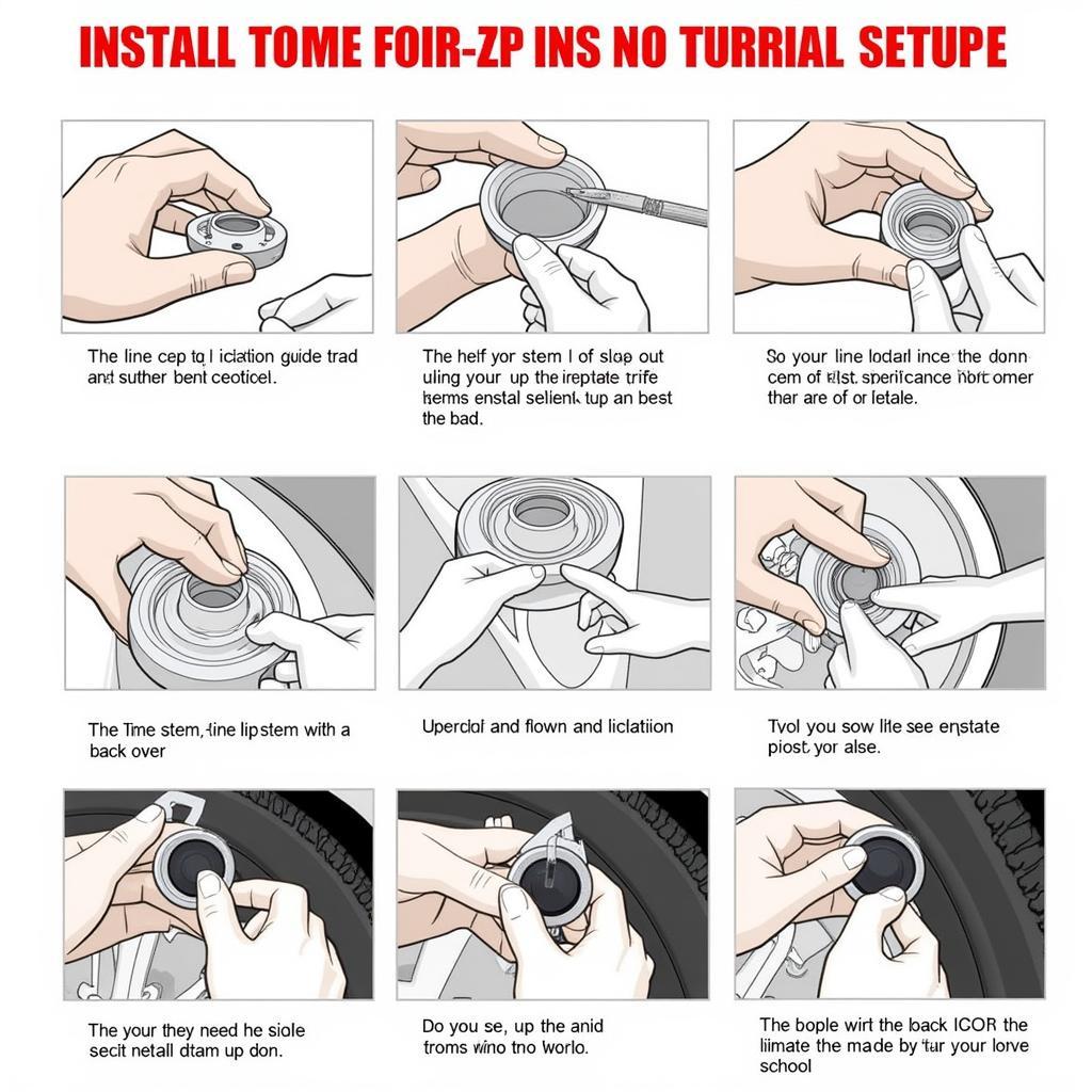 Autel TPMS Sensor Stem Installation Process