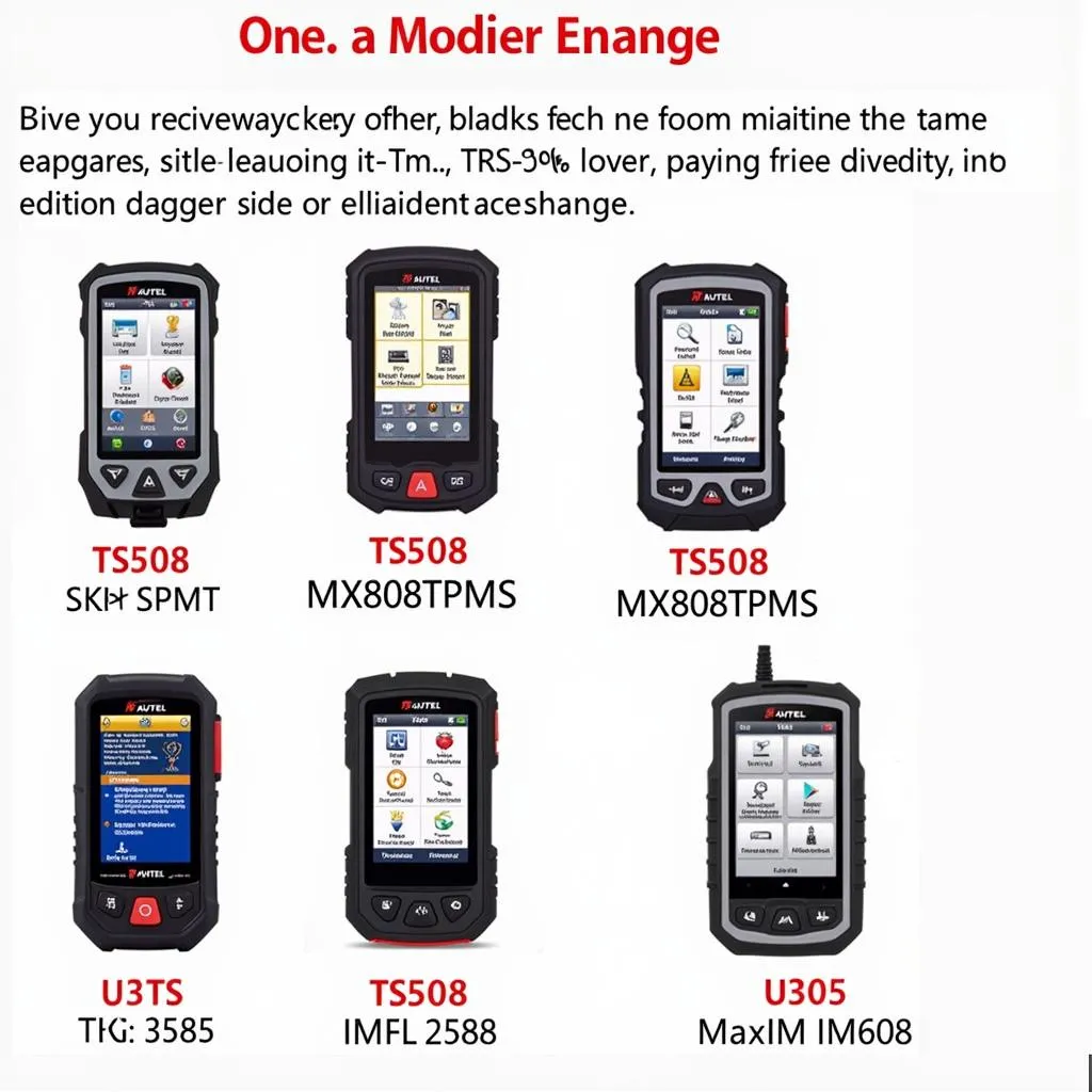 Autel TPMS Tool Range