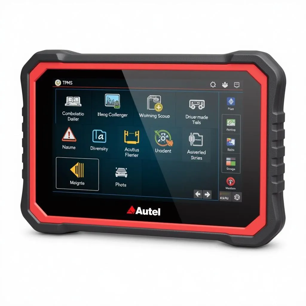 Autel TPMS Tool Software Interface