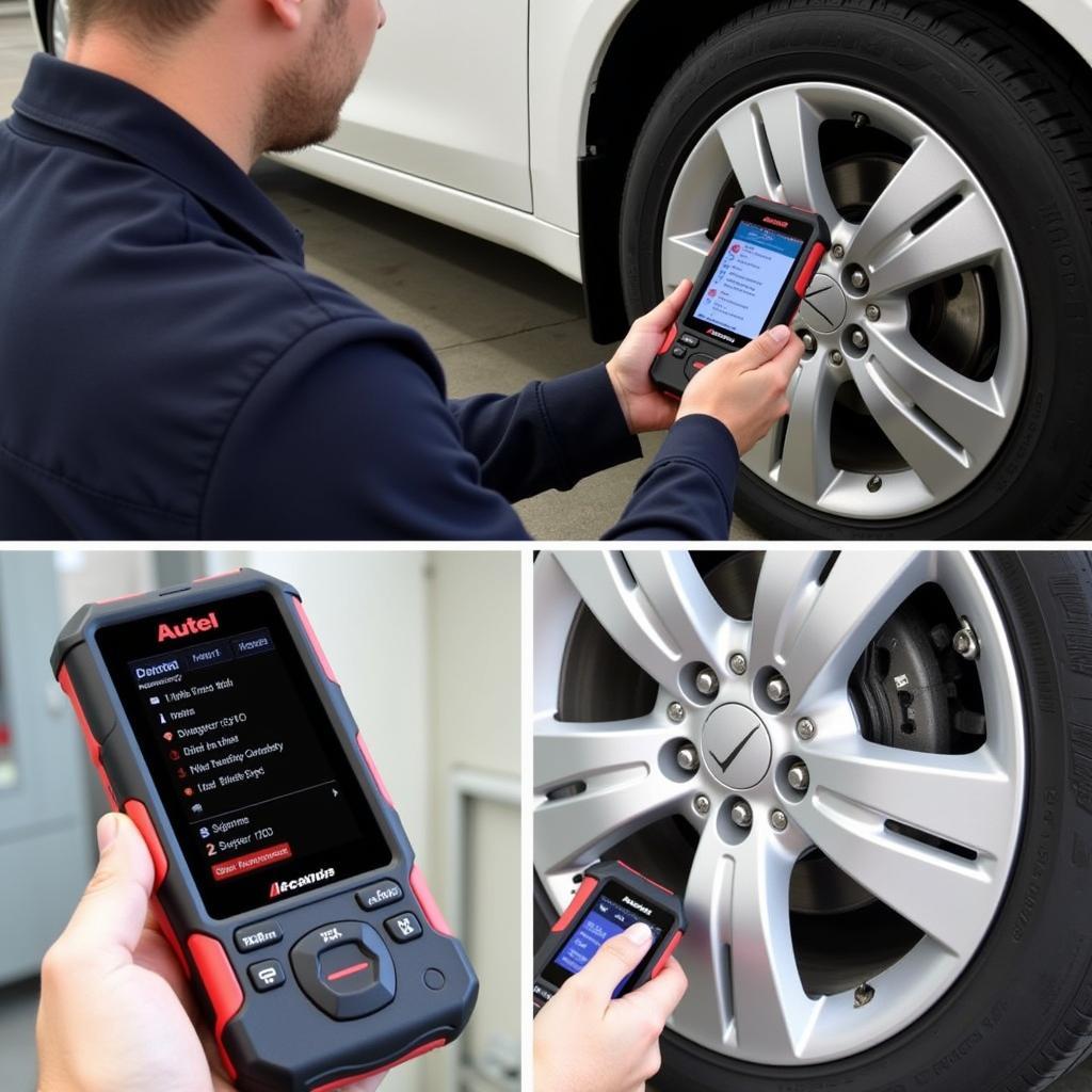 Autel TS401 MaxiTPMS Performing Comprehensive TPMS Diagnostics