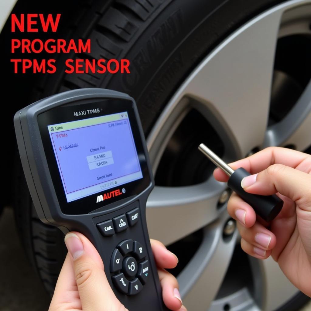 Autel TS401 MaxiTPMS Programming a TPMS Sensor