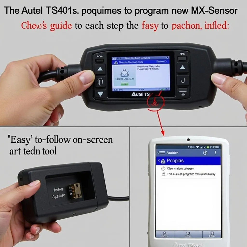 Autel TS401 Programming New TPMS Sensors