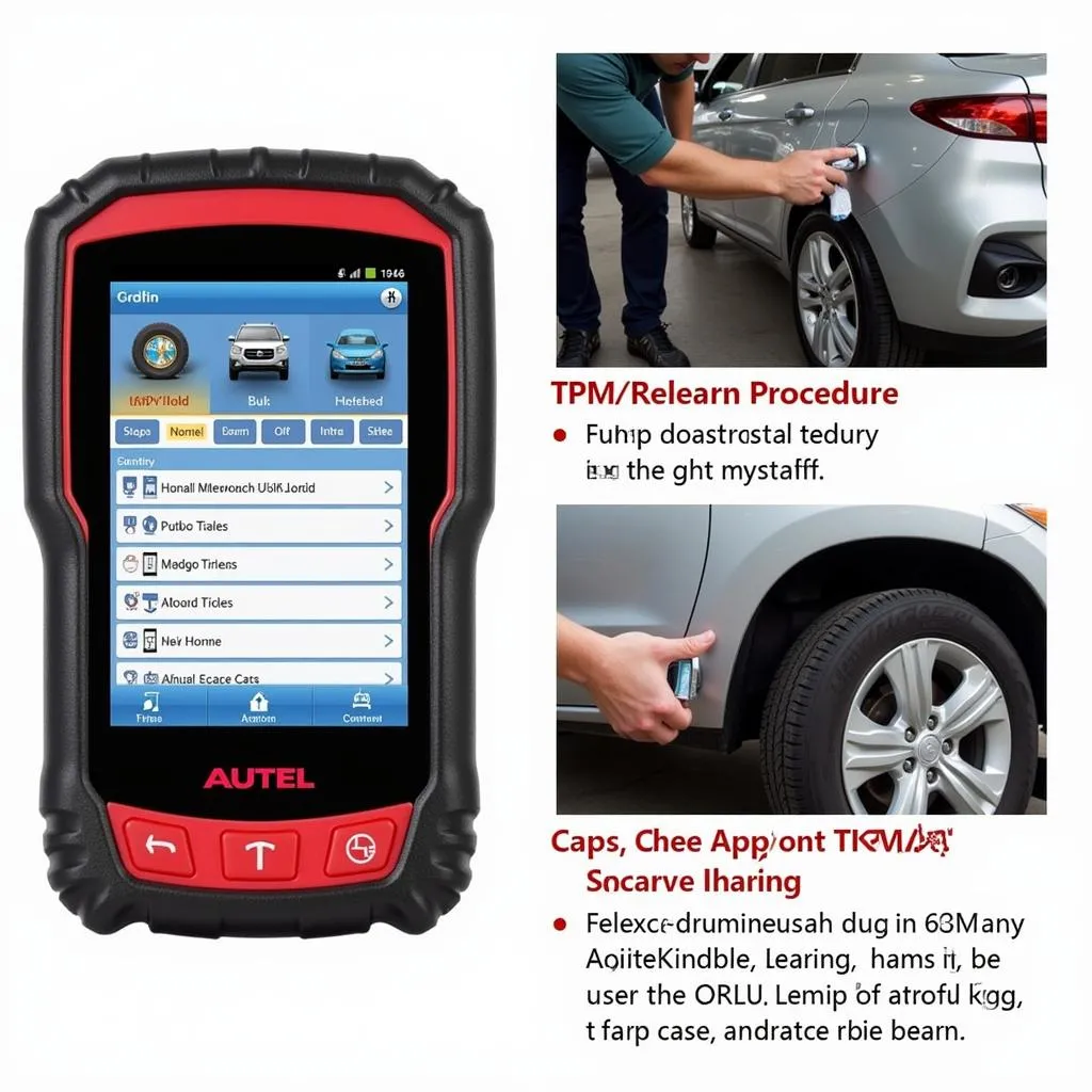 TPMS Relearn Procedure with Autel TS401