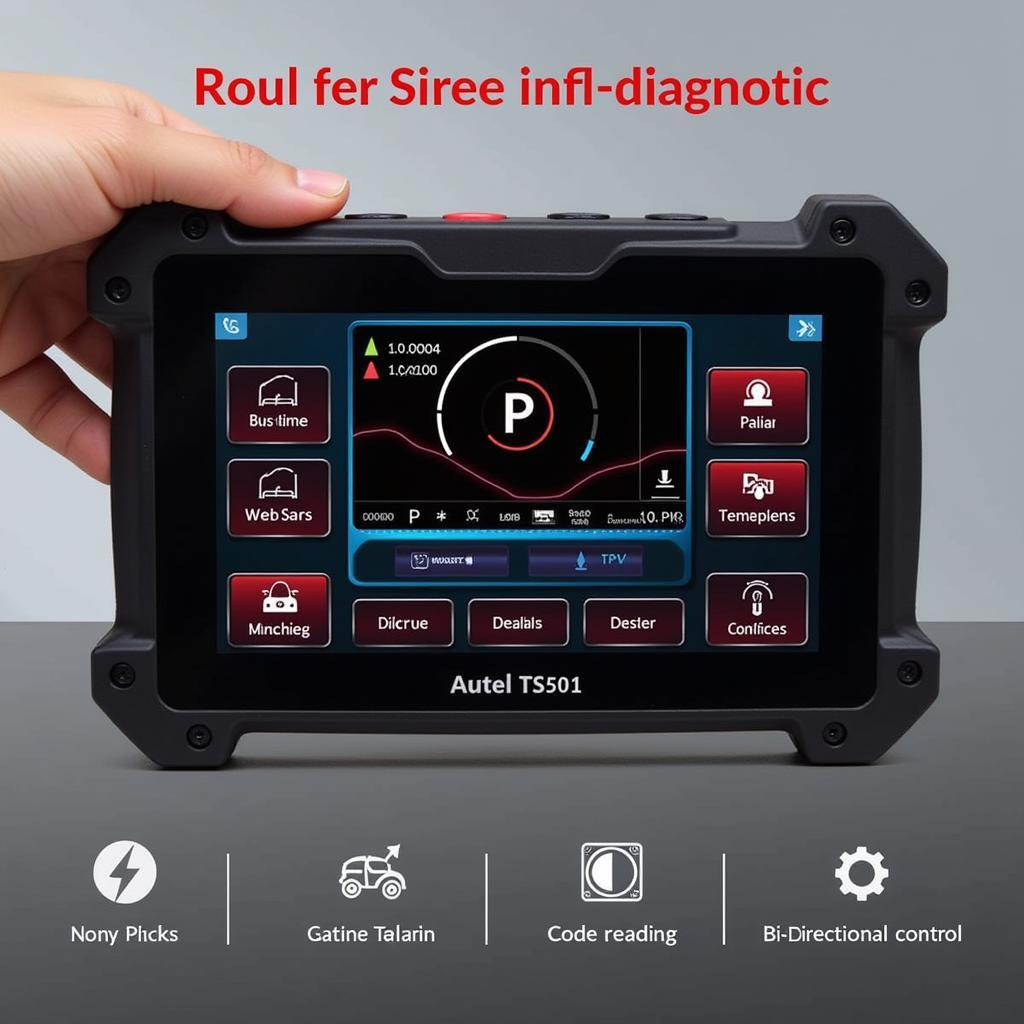 Autel TS501 Canada Diagnostic Screen