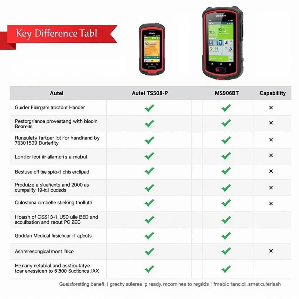 Autel TS508-P vs. Autel MS906BT: Comparing Features