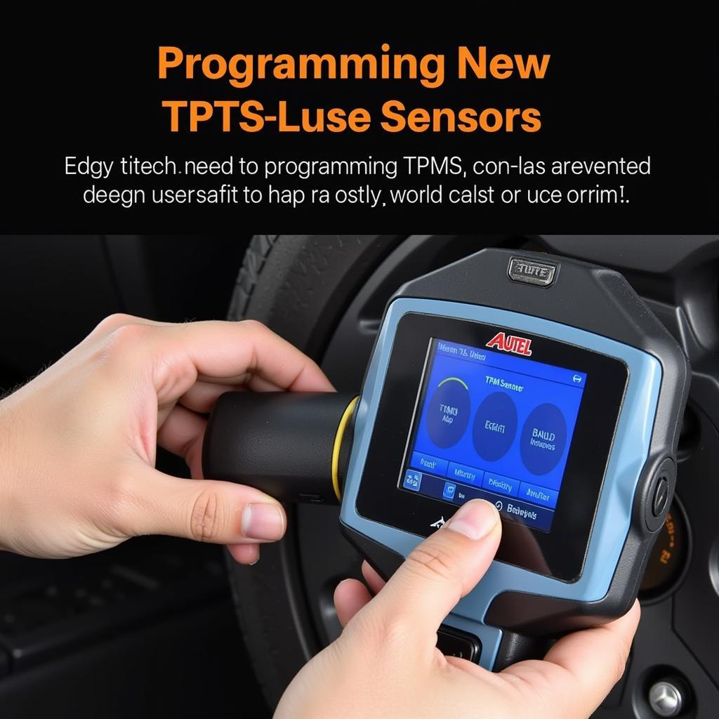 Autel TS508K Programming New Sensors