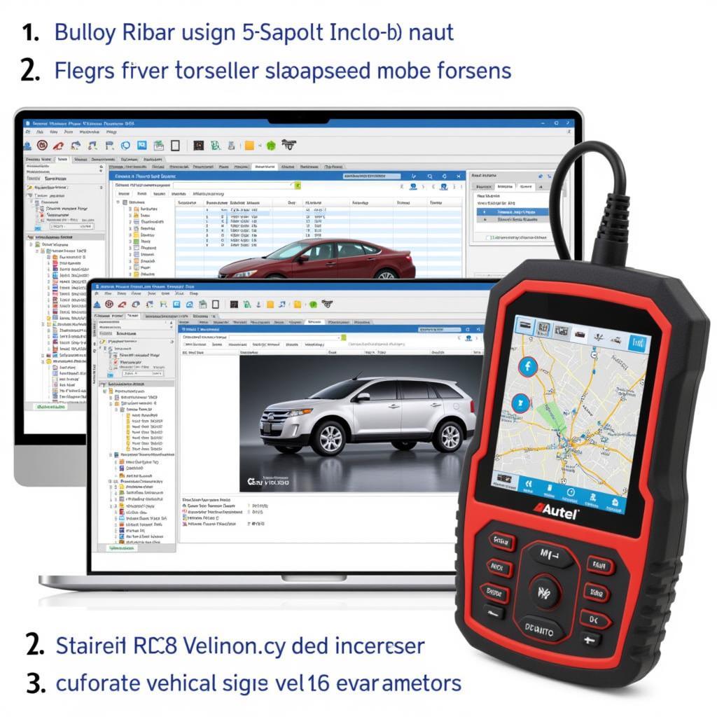 Autel TS608 Software Interface