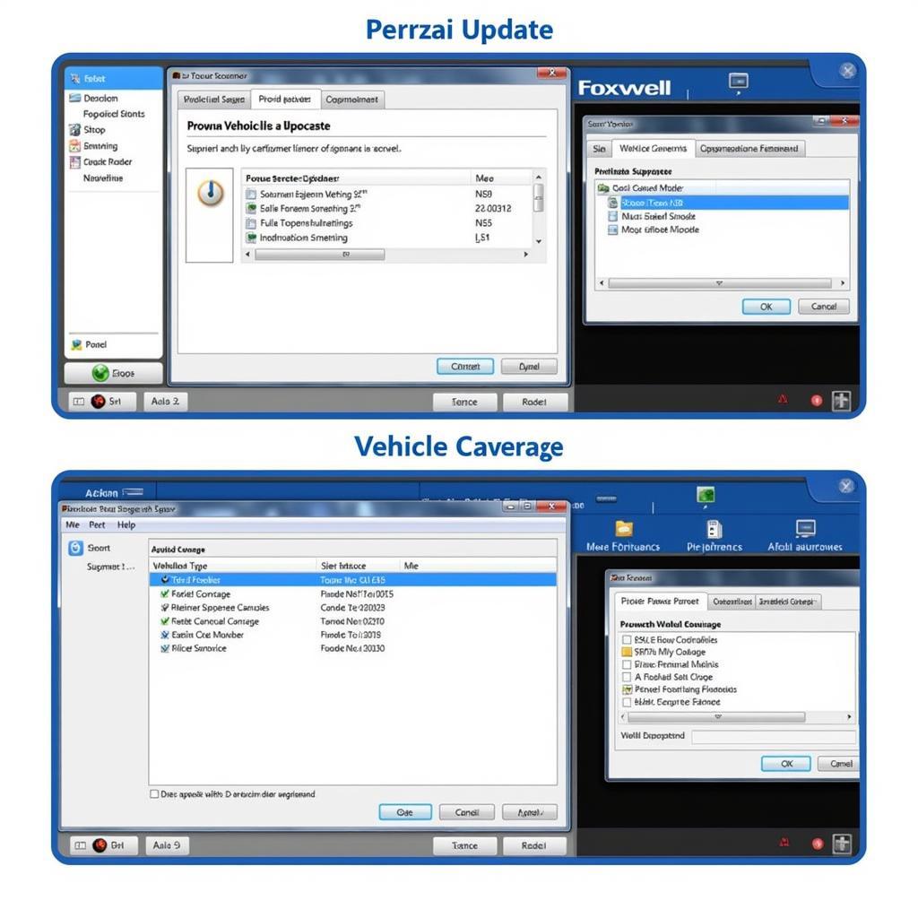 Autel and Foxwell Software Update Comparison