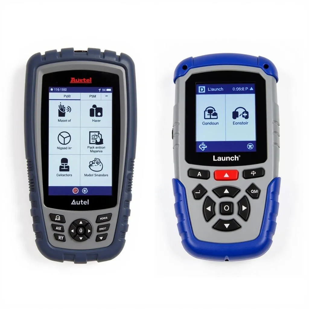 Autel and Launch Scanners Side by Side