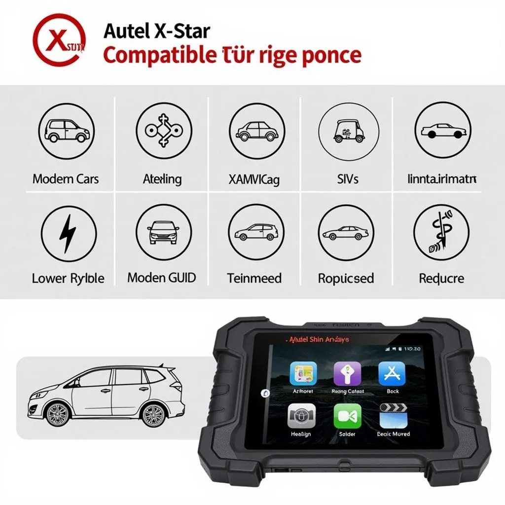 Autel X-Star Vehicle Compatibility