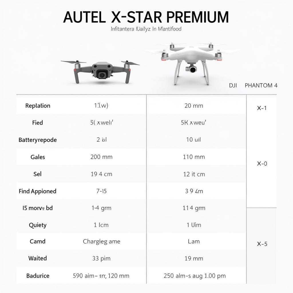 Comparing Autel X-Star Premium and DJI Phantom 4