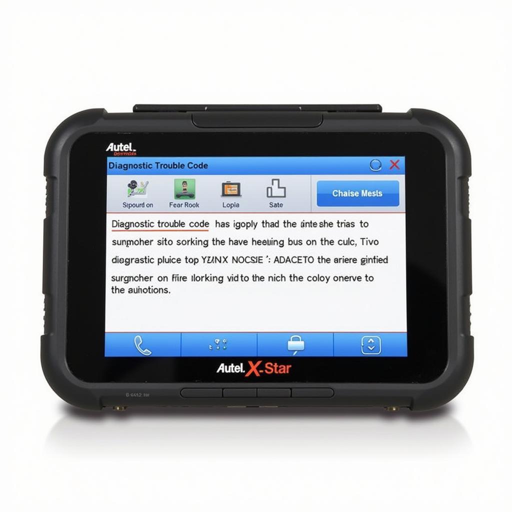 Autel X-Star Premium Displaying DTC