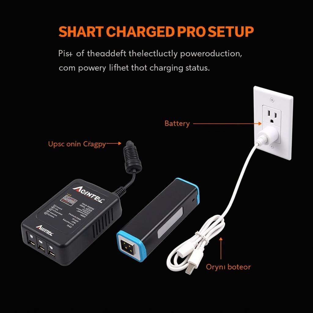 Autel X-Star Battery Charging Setup