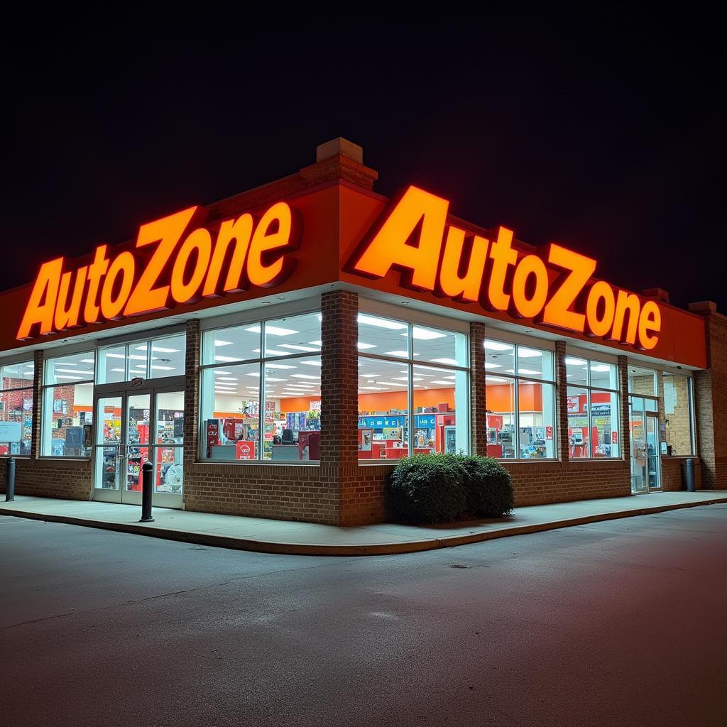 AutoZone store exterior