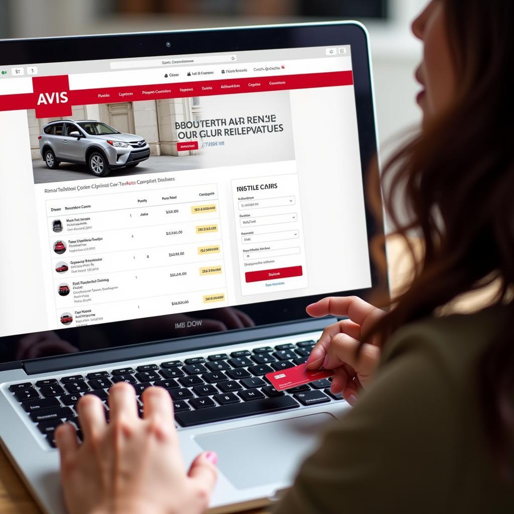 Booking an Avis Car Rental Online