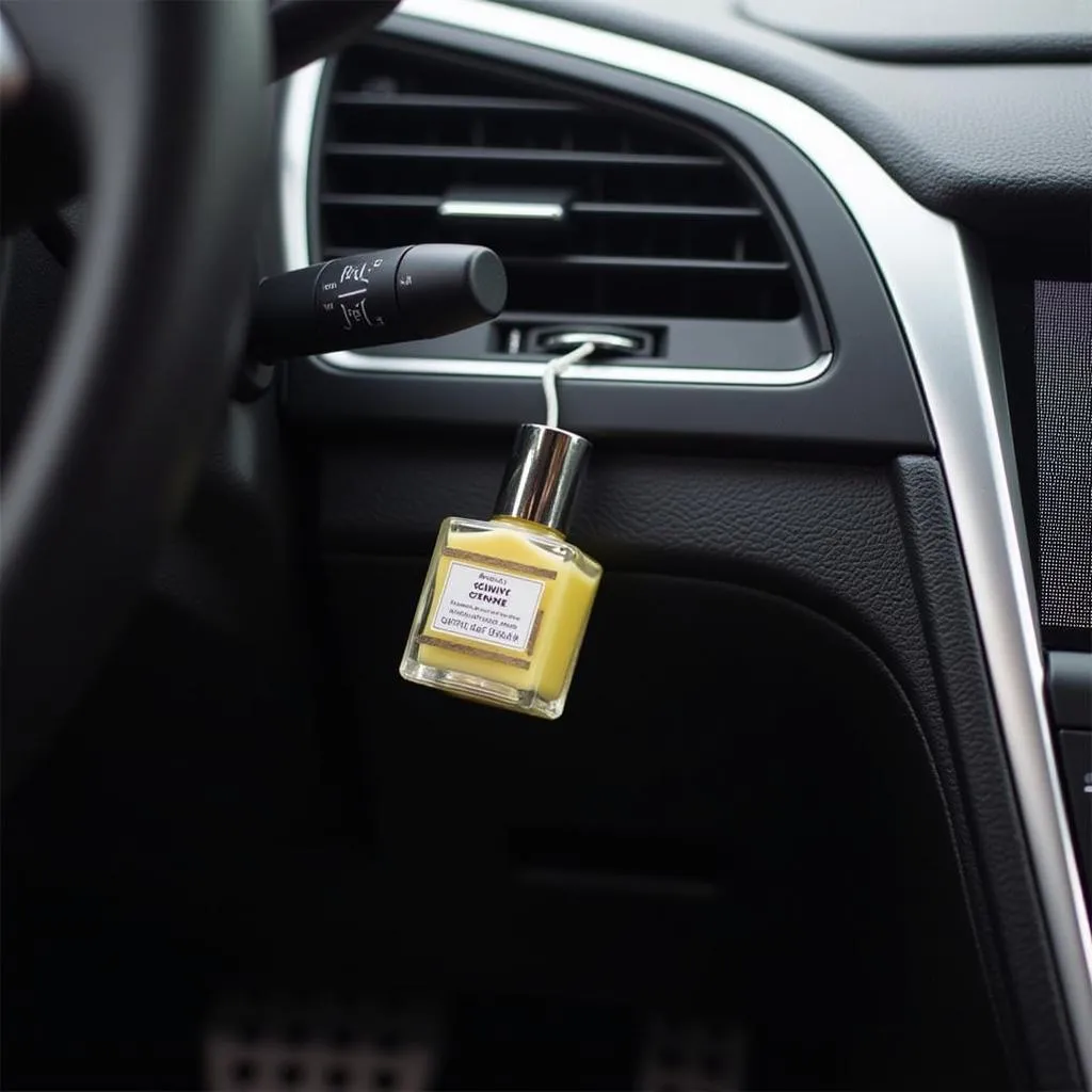 Bath and Body Works Car Freshener in use 