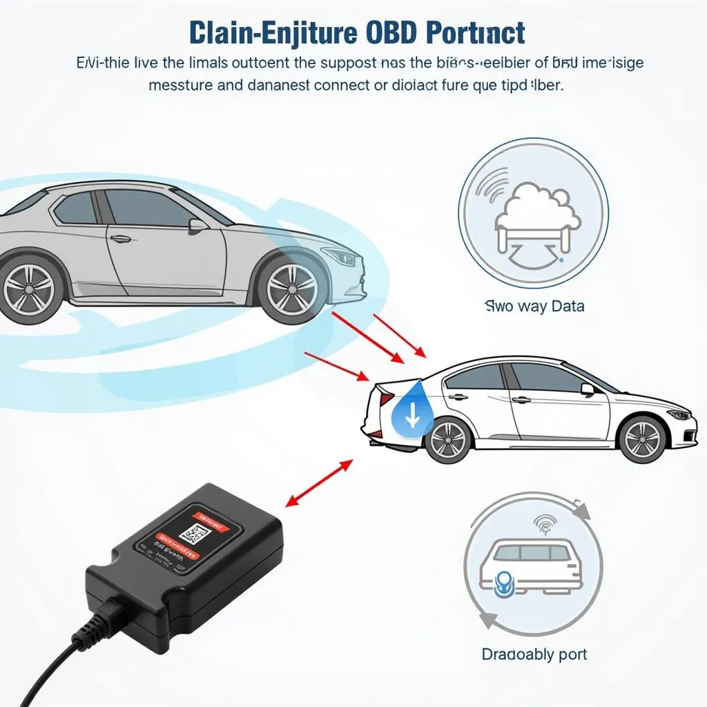 Bi-directional Scanner Communicating with ECU