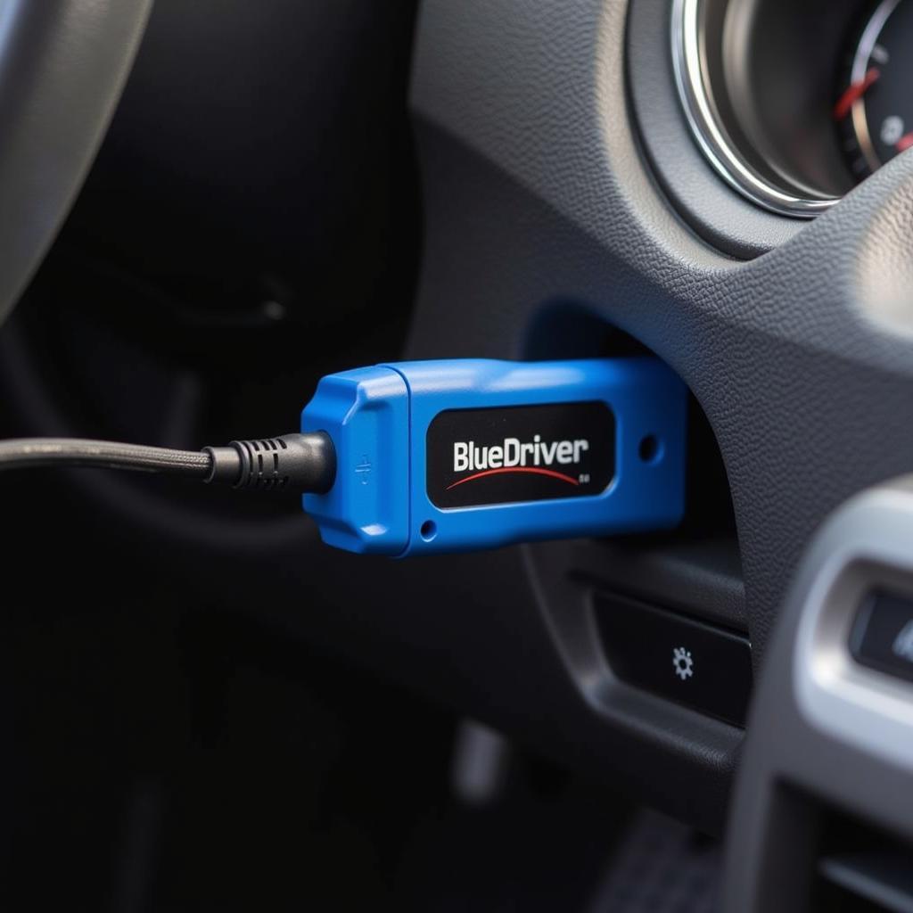 Bluedriver Connected to OBD2 Port