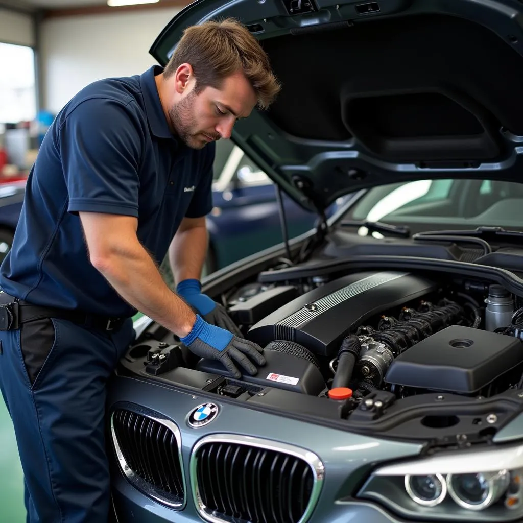 BMW Engine Bay Inspection