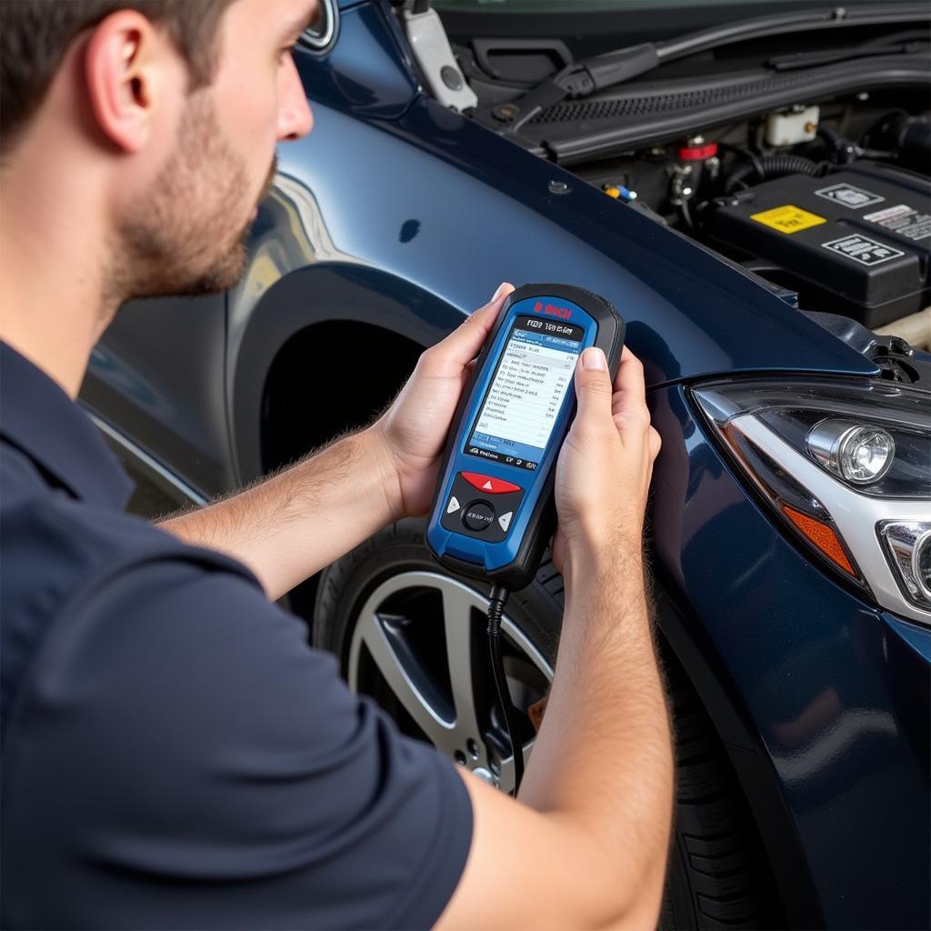 Using the Bosch 1200 for Vehicle Diagnostics