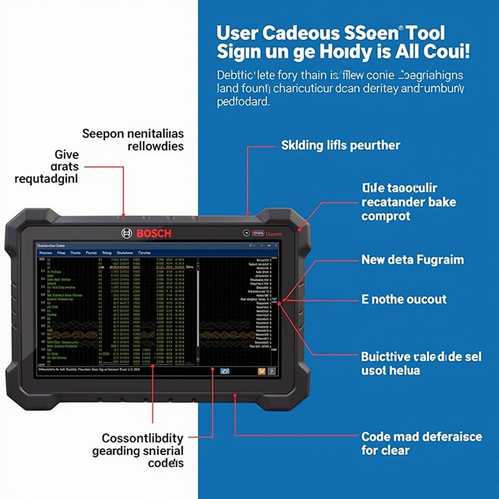 Bosch Scan Tool 1000 Interface