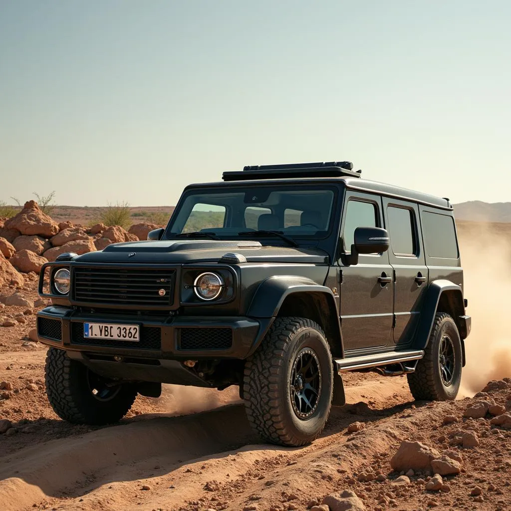 Bulletproof SUV in Action