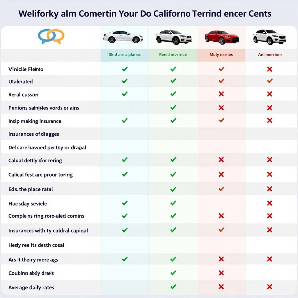 California Car Rental Comparison