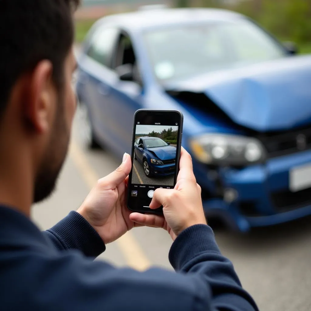 Documenting a car accident