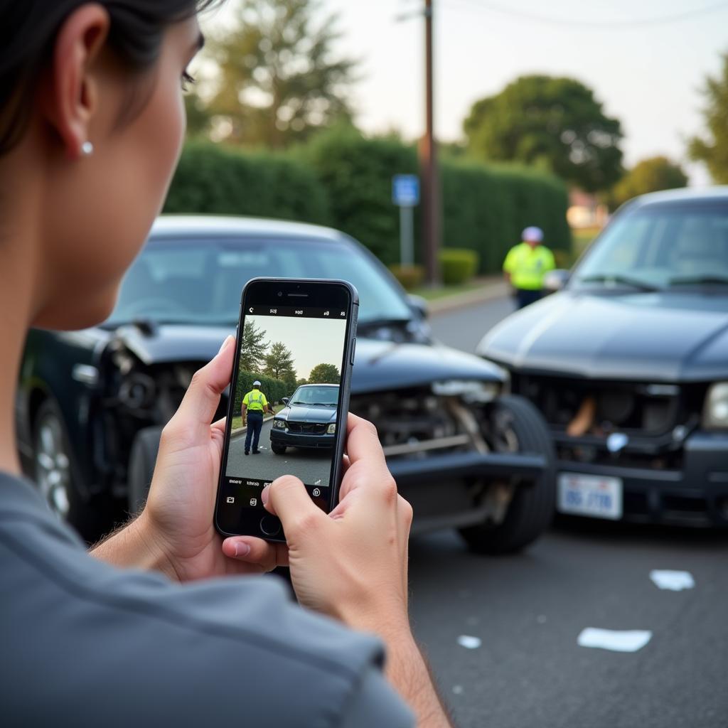 Gathering Evidence at a Car Accident Scene