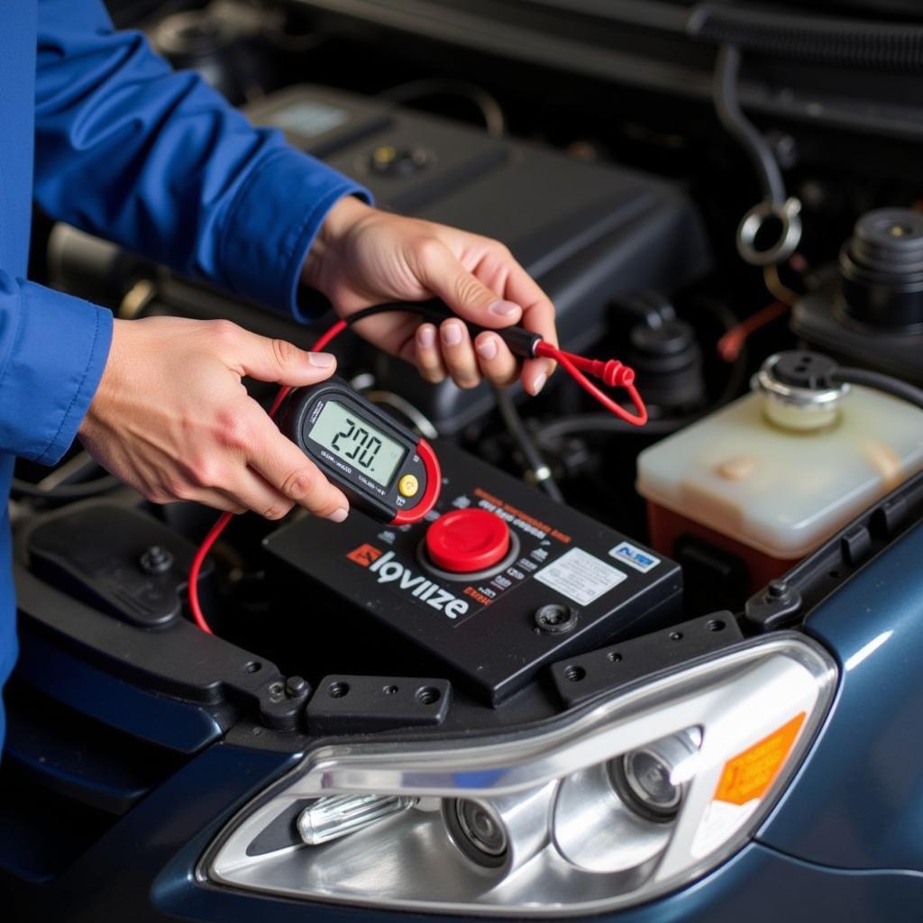 Car Battery Testing After Service