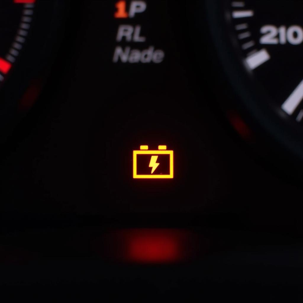 Car Battery Warning Light