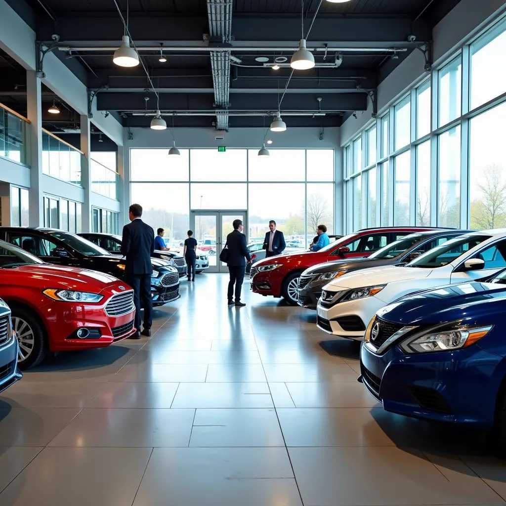 Modern Car Dealership Showroom in Fargo