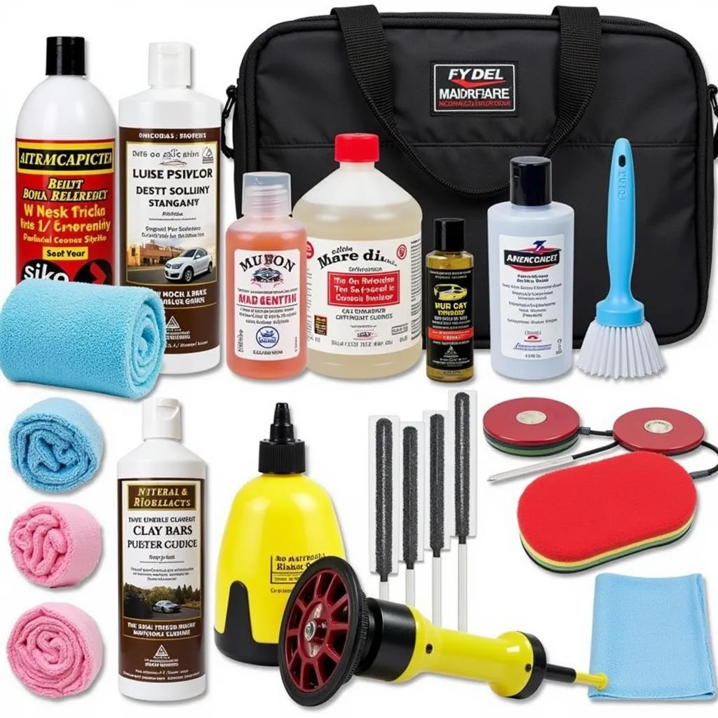 Professional Car Detailing Tools and Equipment