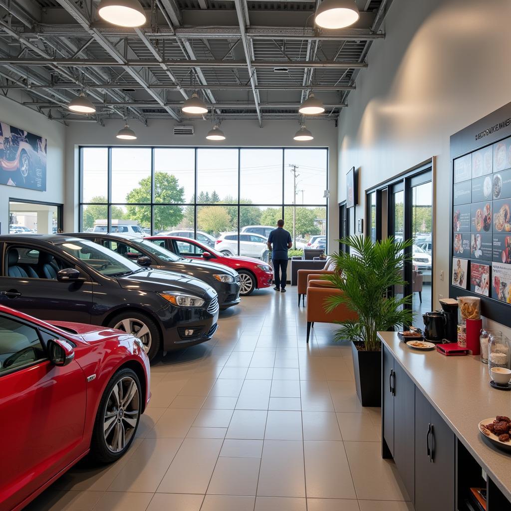 A car factory outlet dealership