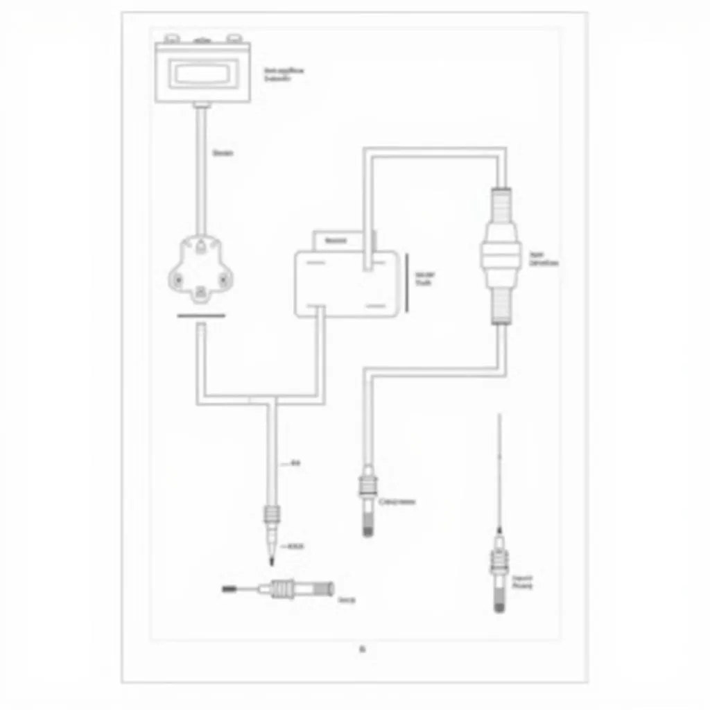 Diagram of car ignition system